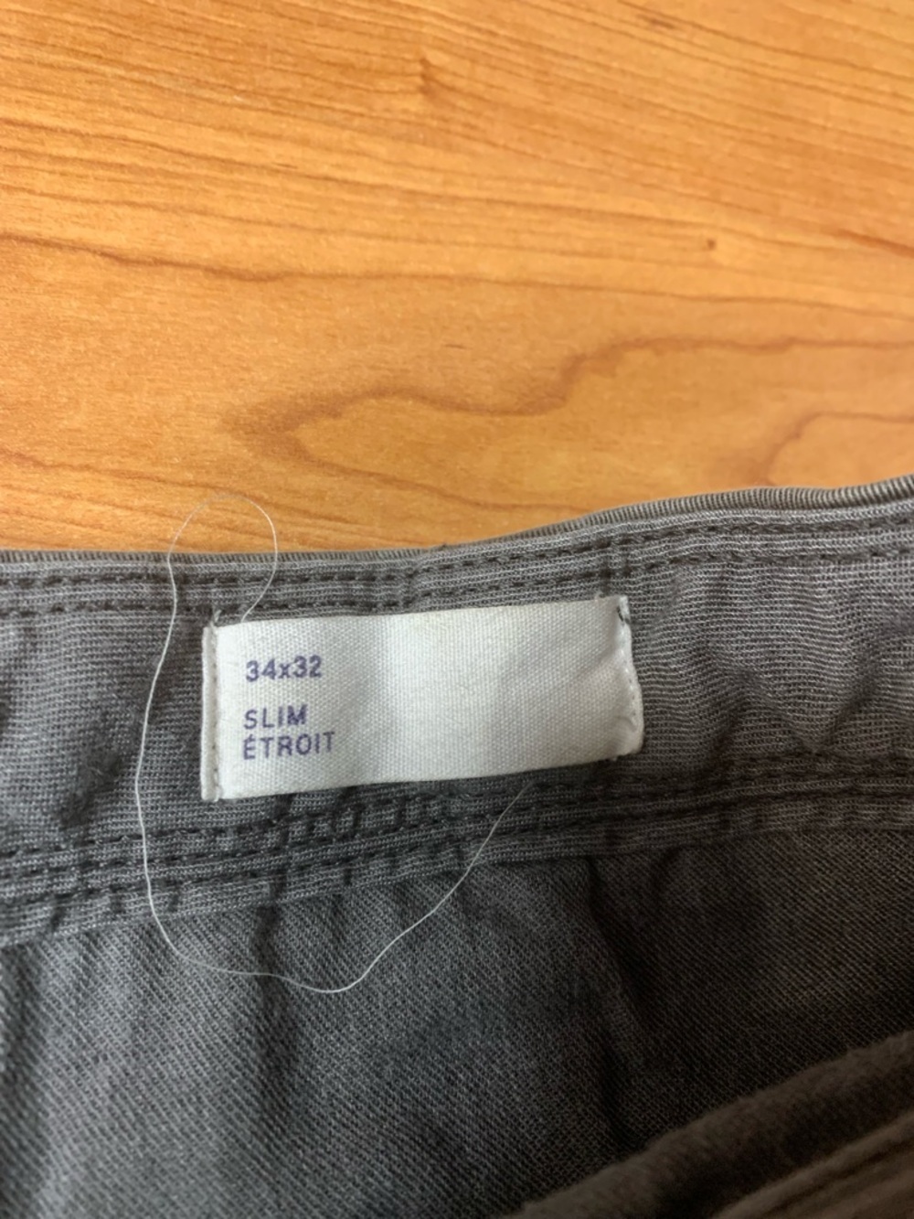 GAP Men’s Modern Slim Chinos - Grey - 34x32 - GapFlex Stretch - Picture 4 of 9